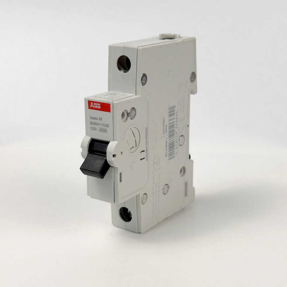 Автоматичний вимикач ABB basic M 1P C63 ( 2CDS641041R0634 )